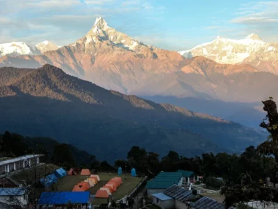 View of Machapuchare from Australian Camp